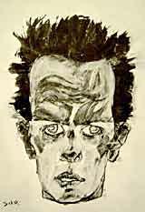 Gert Germeraad - Portraiture - selfportrait Egon Schiele